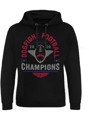 TOP GUN Hoodie in Schwarz