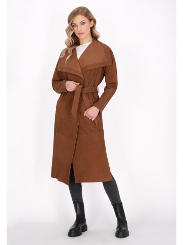DreiMaster Vintage Women Coat in cognac