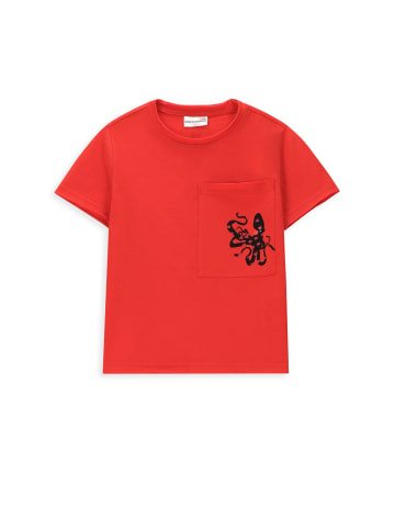 Coccodrillo T-Shirt mit kurzen Ärmeln in rot