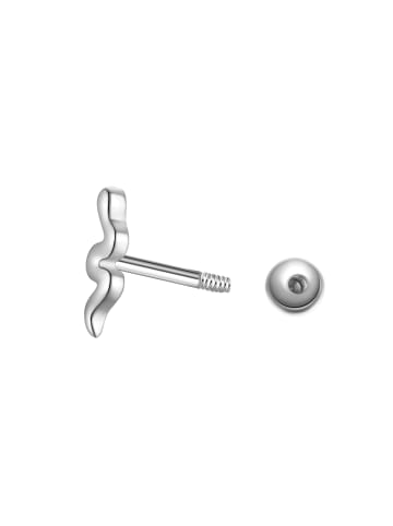 Glanzstücke München Piercing Schlange aus Sterling Silber in silber