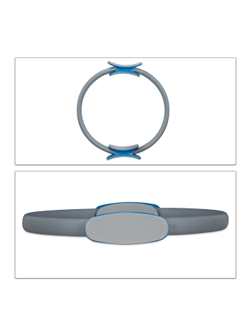 relaxdays Pilates Ring in Grau - Ø 38 cm