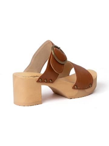 SOFTCLOX Pantolette in braun