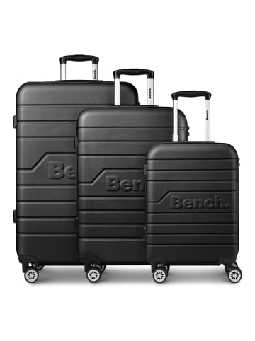 Bench Seattle 4 Rollen Kofferset 3-teilig black