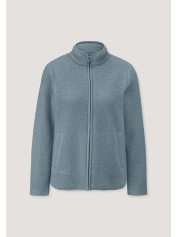 Hessnatur Wollfleece Jacke in gletscherblau