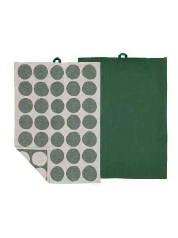 SÖDAHL Geschirrtuch Bubbles in Pine green