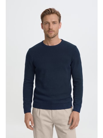 BLEND Strickpullover BHGastamo in Mittelblau