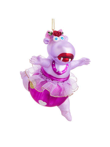 Butlers Baumanhänger HANG ON Ballett Hippo in Rosa