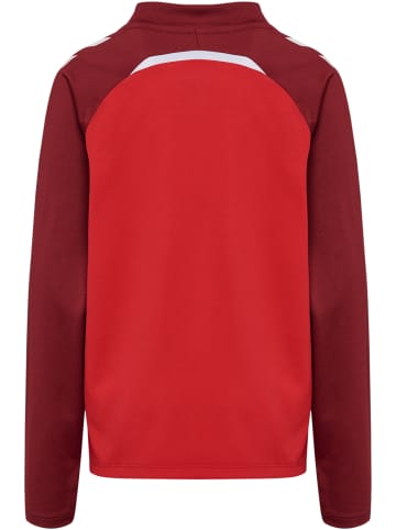 Hummel Halbreißverschluss Jacke Daumenlöcher Hmllead Kinder in TRUE RED/MAROON