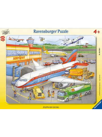 Ravensburger Kinderpuzzle 40 Teile - Kleiner Flugplatz