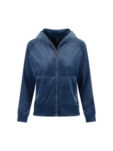 Linga Dore homewear Set Velvet in Dark denim