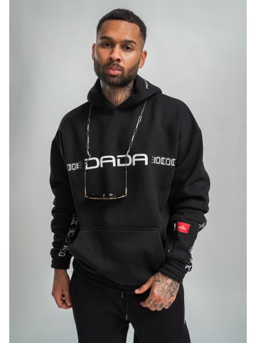 DADA Hoodie mit Logodetails in Schwarz