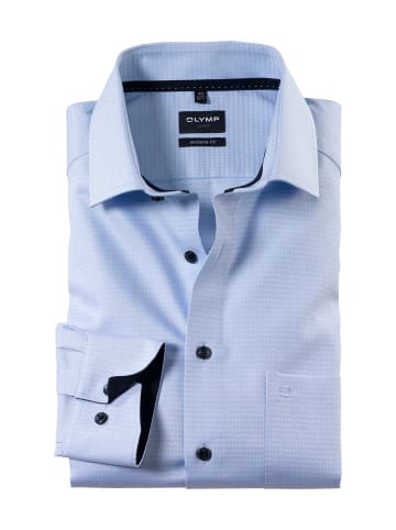 OLYMP  Langarm FreizeitHemd für Herren in blau
