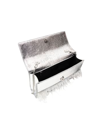 faina Clutch/Abendtasche in Silber