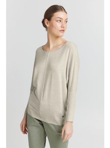 Oxmo Strickpullover OXHerdis in Dunkelgrau