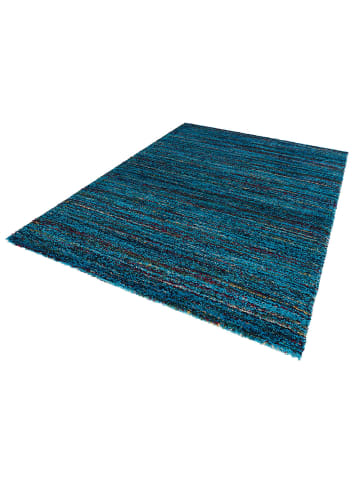 Mint Rugs Hochflor Teppich Chic meliert blau