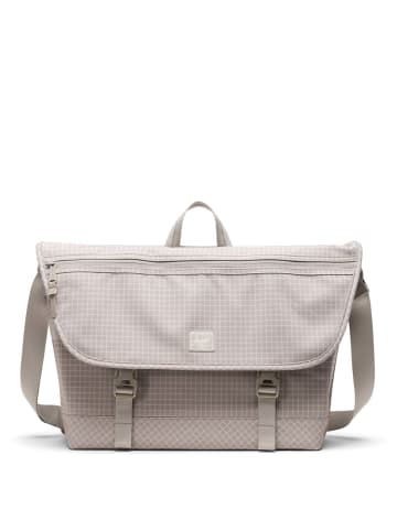Herschel Cove Messenger - Umhängetasche 16" 38 cm (bitter chocolate/dark roast) in grid-london fog