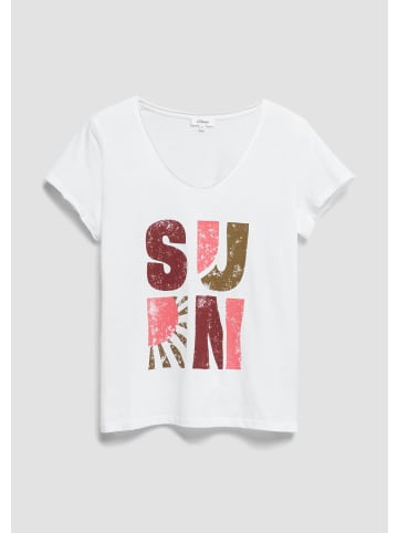s.Oliver T-Shirt in 01D1_weiß