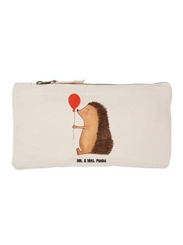 Mr. & Mrs. Panda Schminktasche Igel Luftballon ohne Spruch in Weiß