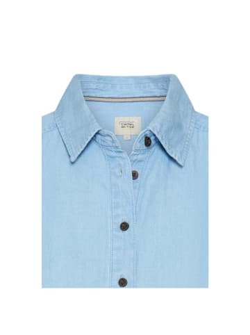 Camel Active Halbarmbluse in Bleached Blue