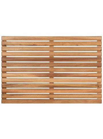 Wenko Duschmatte aus Akazienholz in Braun, (B) 60 x (H) 2,5 x (L) 40 cm