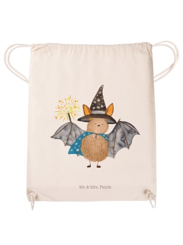 Mr. & Mrs. Panda Turnbeutel Fledermaus Zauberer ohne Spruch in Creme