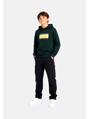 JACK & JONES Junior Hoodie 'Buster' in grün