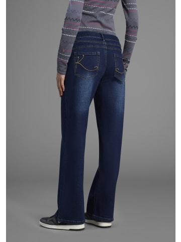 Kangaroos Weite Jeans in dark blue