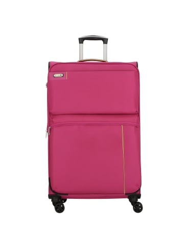 D&N Travel Line 6704 4-Rollen Trolley 75 cm in pink