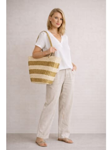 collezione alessandro Strohtasche " Aurel " in gold