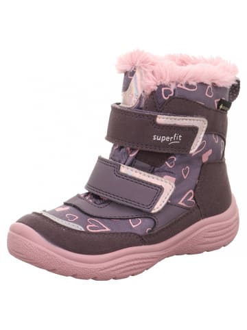 superfit Klettstiefel Crystal in Lila