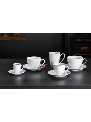 Ritzenhoff & Breker 6er Set Kaffeetassen Bianco Rondo in 180 ml in weiß