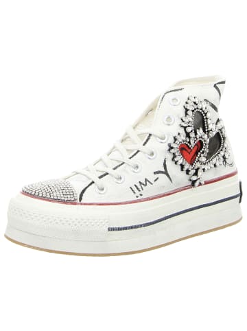 Nan-Ku Schnürstiefelette in weiss