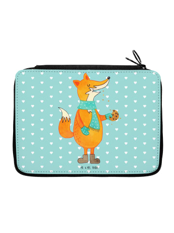 Mr. & Mrs. Panda Federtasche Fuchs Keks ohne Spruch in Türkis Pastell