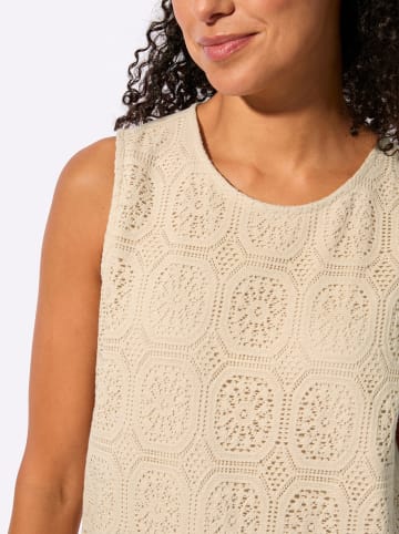 WITT WEIDEN Spitzen-Top in sand