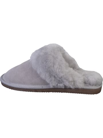 BIOSOFT Hausschuhe Lammfell in Grau