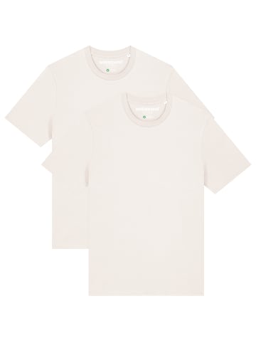 wat? Apparel T-Shirt 2er Multipack Bio Basic T-Shirt Off White in Off White