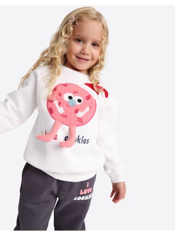 SOLANG Freizeitanzug in Offwhite Dunkelgrau