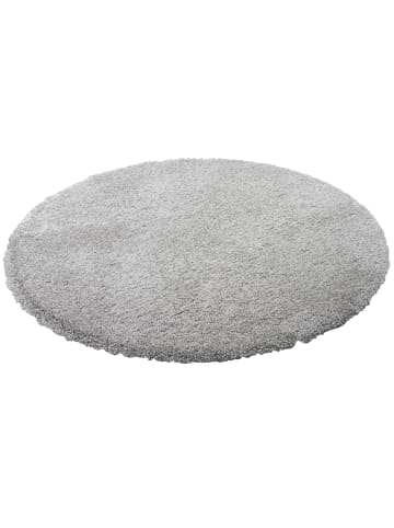 Snapstyle Hochflor-Teppich Dream Rund in grau