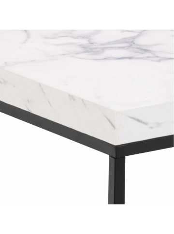 ebuy24 Couchtisch Barossa Weiß 40 x 40 cm