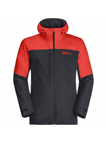 Jack Wolfskin Jacke Glaabach 3in1 in Fire Red