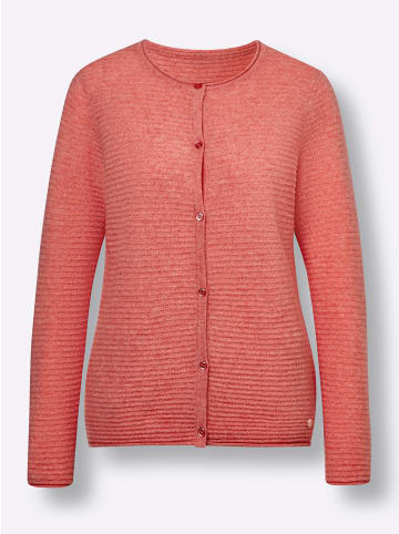 creation L Kaschmir-Strickjacke in koralle