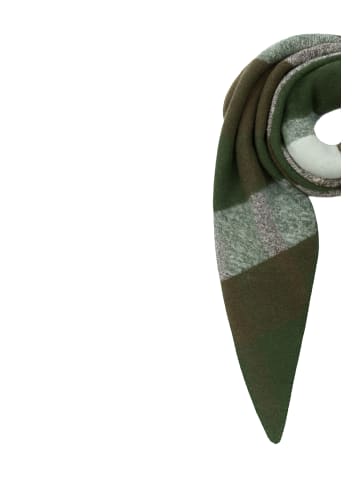 Faera Modischer Schal aus zartem Stoff mit stilvollem Muster in Khaki