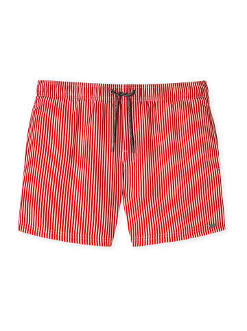 Schiesser Badeshorts Aqua Saltwater in rot