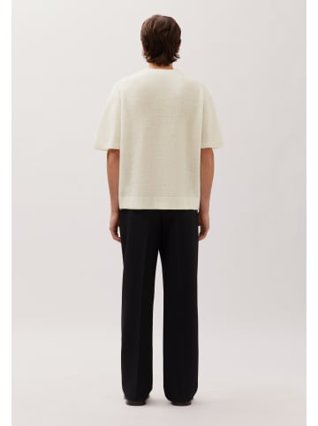 Studio Seidensticker Strick T-Shirt Oversized in Ecru