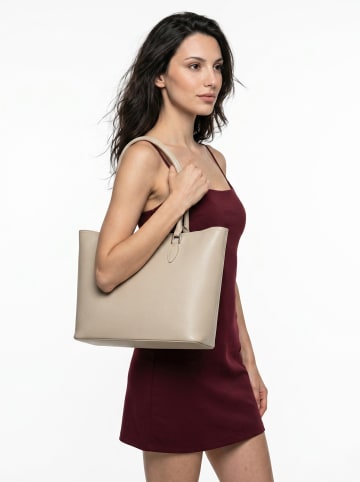 Cluty Shopper echt Leder in beige