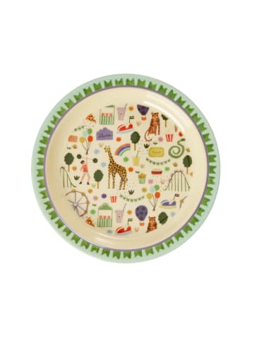 Rice Melaminteller Fun Fair in mint