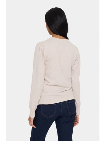 SAINT TROPEZ Poncho MilaSZ Gerade Passform in Gray Morn Melange