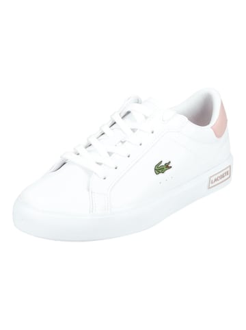 Lacoste Sneaker in Weiß/Pink