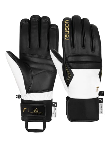 Reusch Fingerhandschuhe Mikaela Shiffrin R-TEX® XT in 7701 black/white