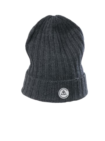CASH-MERE.CH Bio Rib Mütze in Anthrazit